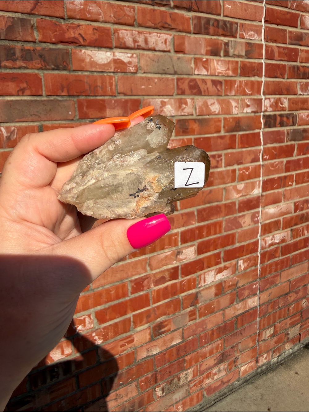 Natural Smoky Quartz Crystal Cluster - Z